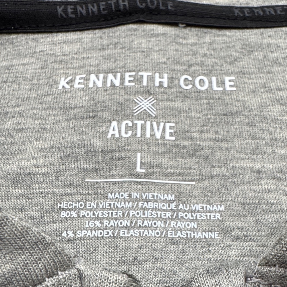 Kenneth Cole Light Gray Zip-Up Hoodie - Picture 2 of 7